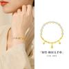 Pulseira de Bambu em Prata de Lei S925 para Mulheres, Pulseira de Jade Hetian Natural, Pulseira Meia Volta Estilo Chinês Novo, Joias de Nicho, Presente para Namorada