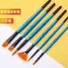 Conjunto de Pincéis para Aquarela Marley Caneta para Aquarela Giz d'Água Conjunto de Várias Peças Cerdas de Nylon Ponta Redonda Pincel Acrílico
