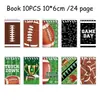 Suministros para Fiesta de Fútbol Super Bowl Fútbol Americano Vajilla para Fiesta de Cumpleaños Infantil Platos de Papel Servilletas Mantel Decoración