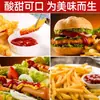 Paquetes de Salsa de Tomate para Uso Comercial y Doméstico, Salsa para Hamburguesas y Papas Fritas, Salsa Dulce y Picante Empaquetada Pequeña, Sobres Pequeños de Salsa de Tomate, Productos Alimenticios