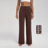 Pantalones de Yoga Athena Lulu Lavados a la Piedra de Capa de Aire para Mujer, Modal de Corte Holgado Adelgazantes Deportivos Fitness Rectos