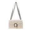 2026 Nueva Moda Estilo Coreano Bolso Cuadrado Pequeño Dionysus, Bolso de Cadena Informal Chic Estampado, Bolso de Hombro Único Cruzado para Mujer