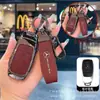 Adequado para Capa de Chave Mercedes-Benz S450L Fivela de Concha S400L Classe S S480 Carro Especial Concha de Metal Fivela de Bolsa de Couro Glc