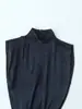 Exportación Europea y Americana Transfronteriza 2025 Nueva Ropa de Mujer Otoño e Invierno Vestido Elegante de Cintura Definida y Dobladillo con Estilo con Encaje