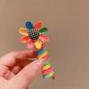 Faixa de cabelo de fio de telefone de mola para crianças, feminina, para rabo de cavalo alto, não machuca o cabelo, corda de cabelo, elástico alto, elástico durável, artefato de trança