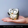 [Personalizado] Serie de Animales Luminosos Transfronterizos Artesanías de Resina Adornos Solares para Patio Exterior