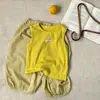 Camiseta Chaleco de Color Sólido sin Mangas para Niños Verano 2026, para Niños y Niñas, Estilo Coreano, Elástica, Multicolor, Modelo Básico Versátil