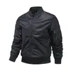 Chaqueta de Vuelo Transfronteriza 1688 Chaqueta para Hombre Otoño Chaqueta de Aviador Estilo Europeo y Americano para Hombre Chaqueta