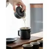 Juego de Té Chino Set para Sala de Estar en Casa Oficina Simple Cerámica Barro Negro Tetera Taza de Té Juego Pequeño Juego de Té Kung Fu