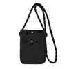 Bolsa Pequena de Celular para Verão para Homens e Mulheres, Bolsa Transversal Simples Ultra-Fina de Cor Pura, Bolsa de Ombro Pequena para Ciclismo Esportivo, Mochila Pequena Tendência