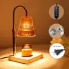 Lámpara para Derretir Cera, un artículo popular transfronterizo de Amazon en oferta, con pantalla de cristal, brillo ajustable y luz nocturna para mesita de noche que mejora el ambiente