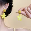 Pendientes de Estrella de Mar Dopamina y Palmera Estilo Vacacional Junto al Mar, Únicos, Hermosos, Versátiles, Perfectos para Fotos de Viaje, Pendientes Frescos y con Estilo