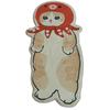 Alfombra sencilla de dibujos animados con diseño de gato, imitación de cachemira, para niña, para sala de estar, dormitorio, mesita de noche, habitación infantil