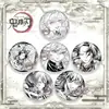 25 Nuevas Insignias de la Serie de Bocetos a Tinta de Kimetsu no Yaiba Tomioka Giyuu Muichiro Shimi Xiaobanba