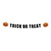 Bandera de papel para decoración de Halloween transfronteriza, barra, festival fantasma, fiesta, diseño de calabaza, murciélago, flor, venta al por mayor, personalizada