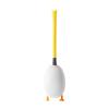 Cepillo de Inodoro Pato Amarillo Pequeño para Limpieza del Hogar, Cepillo de Pato Buceador para Baño, Montaje en Pared de Silicona con Base, No Requiere Taladrar