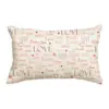 Funda de Almohada para el Día de San Valentín Transfronteriza, Decoración de Ambiente Festivo, Funda de Cojín para Sofá del Hogar, Funda de Cojín para Dormitorio con Estampado de Amor