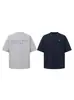 Nanxia Disguise Verano Nueva Colección Unisex Exterior Clásica Holgada Estampado de Espuma Gruesa Manga Corta Camiseta con Letras