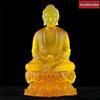 23 cm esmalte Buda decoração Sakyamuni Buda Sakyamuni Buda estátua Buda Salão adoração Buda estátua casa Templo