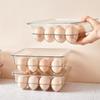 Nueva Caja de Almacenamiento de Huevos Tipo Cajón, Especial para Huevos, Caja de Huevos para Refrigerador de Cocina, Caja de Almacenamiento de Huevos Transparente, Venta al por Mayor Transfronteriza