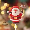 2024 Natal Bolo Simples Enfeites Decorativos Internet Celebrado Cola Macia Queda Velhos Feliz Natal Carta Plug-in