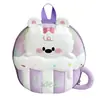 Bolsos para Niños, Mochilas Lindas para Niñas para Exteriores, Nuevas Mochilas Escolares de Jardín de Infancia para Bebés Niños, Dibujos Animados Tridimensionales Transpirables