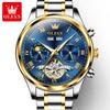 Dropshipping Oris Novo Produto Relógio Mecânico Multifuncional Totalmente Automático Tendência de Negócios Relógio Masculino à Prova d'Água Relógio Masculino