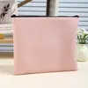 Bolso con Cremallera de Cuero Bolso para Documentos Bolso Portátil Carpeta de Negocios Bolsa de Almacenamiento de Información Bolsa para Contratos Bolso de Mano Anti-Cuadrado