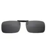 Gafas de Sol abatibles con Lentes Clip-On, Gafas Graduadas Ocultas Cuadradas para Hombres y Mujeres, Lentes Clip-On Polarizadas para Protección UV en Exteriores