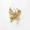Decoración Navideña Transfronteriza Mariposa de Polvo Dorado Accesorios para Disparos Colgante para Árbol de Navidad Decoración de Boda Mariposa de Polvo Dorado