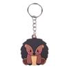 Llavero Colgante de Plástico Suave de Animales de PVC Decoración de Mochila Escolar Llavero Transfronterizo Animal Zorro de Fiesta de Zoológico