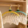 Perchero de Ropa con Forma de Árbol de Navidad de Dibujos Animados, Secador de Calcetines Antideslizante a Prueba de Viento para Uso en Casa, Perchero Multifuncional Lindo y Creativo