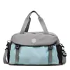Bolsa de Viaje Portátil para Mujer, Gran Capacidad, Bolsa de Equipaje Ligera para Viajes Cortos, Compartimento Independiente para Zapatos, Bolsa para Natación y Fitness, Bolsa para Deportes al Aire Libre
