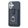 Para Apple 16 Funda de Tarjeta con Anillo Funda de Teléfono 16Pro Estuche para Tarjetas de Negocio 15 Funda Resistente a Caídas en stock