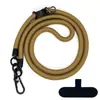 Cuerda de 10 mm de grosor, cordón para funda de teléfono móvil, espaciador, cuerda ajustable para colgar el teléfono móvil, cuerda para correa de cámara, parche para colgar el cuello