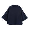 Ropa de Mujer de Comercio Exterior Estilo Europeo y Americano Nueva Verano 2025 Nueva Moda Versátil Solapa Color Puro Manga Corta Slim
