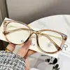 Nuevas Gafas Cat-Eye de Estilo Vintage en TR90 con Montura Grande, Acabado de Alta Gama, Adecuadas para Mujeres Sin Maquillaje