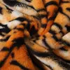 Tela con Estampado de Gato de Piel de Conejo Pequeña en Stock, Tela de Piel de Conejo Imitación Animal Tigre Guepardo, Tela de Visón, Manualidades para Juguetes