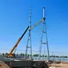 Estructura de Potencia de 110Kv Subestación Galvanizada por Inmersión en Caliente Columna de Acero Estructural Marco H Tipo Puerta Estructura de Potencia de Subestación