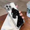 Capa de Celular Anticolisão de Quatro Cantos Pantera Negra Transfronteiriça para iPhone 15, Capa Protetora Transparente para Apple 16/17, Disponível para Dropshipping