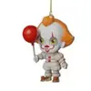 Pingente Anão Zumbi de Terror de Personagem de Halloween Transfronteiriço Acrílico Plano Criativo Acessórios de Carro Pingente Decorativo