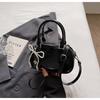 Bolsa de Mão Moda Coreana Nova Tendência Bolsa Boston de Ombro Verão 2025 Nicho Simples High-End Bolsa Transversal