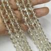 Contas redondas de vidro de cristal azul safira cortadas AB cor 96 superfície disco rígido corte contas DIY cordão várias cores disponíveis