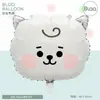 Globos de papel de aluminio con cabeza de animal linda estilo caricatura, nuevos, transfronterizos, decoraciones y suministros para fiestas de cumpleaños de niños y bebés