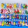 Muñeco de Simulación para Regalo Navideño Figura 3D Llavero Juguete Creativo para Aliviar el Estrés de Estudiantes Colgante de Mochila de Cuerda Tejida