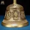 Cangcun Wugu Sino Vajra e Dorje Interno Casa Portátil Sanqing Sino Sino Agitado à Mão Sino Vajra Ornamento