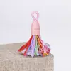 Xizang fio de algodão curto e grosso borla pequena borla curta borla acessórios pendurados pulseira diy semi-acabado pequenos acessórios