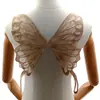 Acessórios de Renda DIY Asas de Borboleta Feitas à Mão Patches de Tecido Gola Bordado em Tela Patches Moda Roupas Mulheres