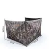 Valla de Camuflaje de Tres Lados para Exteriores Transfronteriza para Caza y Observación de Aves en la Naturaleza, Tienda de Recinto de Camuflaje