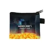 Monedero de Minecraft de Venta Caliente Transfronterizo, Mini Cartera Corta para Niños, Portallaves Portátil para Tarjeta de Acceso, Venta al por Mayor